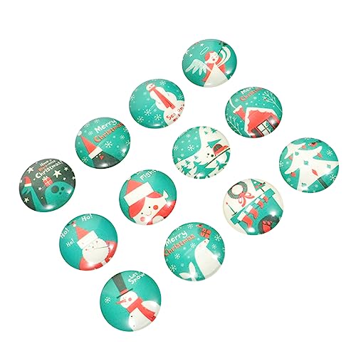 Angoily 50 Stück Weihnachtsglas Cabochons Rund Flach Rückseite Glassteine für Diy Schmuck Basteln Mosaiksteine Weihnachten Muster Kreative Handwerksprojekte Angoily 50 Stück Weihnachtsglas Cabochons Rund Flach Rückseite Glassteine für Diy Schmuck Basteln Mosaiksteine Weihnachten Muster Kreative Handwerksprojekte von Angoily