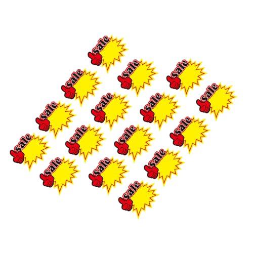 Angoily 50 Stück Werbeetiketten Preisschilder für Einzelhandel Blanko Preisschilder Verkaufsanzeigen für Supermärkte und Ladengeschäfte mit Auffälligem Design Angoily 50 Stück Werbeetiketten Preisschilder für Einzelhandel Blanko Preisschilder Verkaufsanzeigen für Supermärkte und Ladengeschäfte mit Auffälligem Design von Angoily