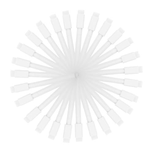 Angoily 50 Stück Whiteboard Marker mit Magnetverschluss und Abnehmbarem Radierkappen Feinspitze Trockenlöschstifte für Whiteboards Glas Papier für Büro Schule Zuhause von Angoily