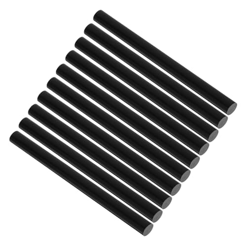 Angoily 50 Stück schwarzer Klebestift hoch Basteln klebrig Handwerk schmelzen groß kleine Klebstangen Schüttung Klebestift selber machen Klebestifte Masse Gluesticks Bulk Klassenzimmer Eva von Angoily