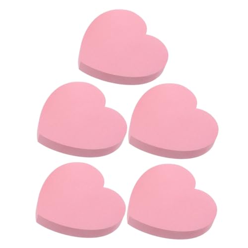 Angoily 500 Blatt Haftnotiz Homeoffice-Organisation Schreibwaren für das Schulbüro Aufkleber beachten Aufkleber für Haushaltsnotizen Schulmaterial für zu Hause Papier Rosa von Angoily