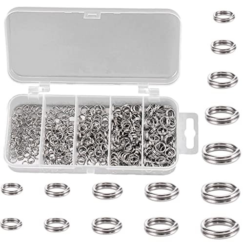 Angoily 500 Stück Biegeringe zur Schmuckherstellung Schlüssel Teilt Zubehör für schlusselringen keysersdünger Schmuckteile Ohrring Sprungringe Split-Ring-Anschlüsse Rostfreier Stahl Angoily 500 Stück Biegeringe zur Schmuckherstellung Schlüssel Teilt Zubehör für schlusselringen keysersdünger Schmuckteile Ohrring Sprungringe Split-Ring-Anschlüsse Rostfreier Stahl von Angoily