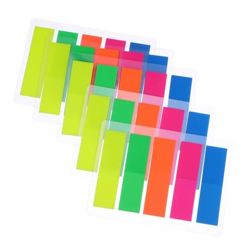 Angoily 500 Stück Bunte Haftnotizen Memo Notiz Pads Etiketten für Lehrbücher Klebelaschen zum Kommentieren von Büchern Seite klebrige Registerkarten farbige Notizbilder Memo Note Papier Angoily 500 Stück Bunte Haftnotizen Memo Notiz Pads Etiketten für Lehrbücher Klebelaschen zum Kommentieren von Büchern Seite klebrige Registerkarten farbige Notizbilder Memo Note Papier von Angoily