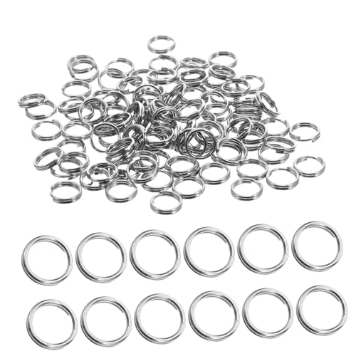 Angoily 500 Stück Edelstahl Schlüsselringe Doppelschlaufen Schlüsselring Verbinder Kleine Öffnungsringe für DIY Schmuck Basteln Schlüsselanhänger Büro Auto Zubehör Angoily 500 Stück Edelstahl Schlüsselringe Doppelschlaufen Schlüsselring Verbinder Kleine Öffnungsringe für DIY Schmuck Basteln Schlüsselanhänger Büro Auto Zubehör von Angoily