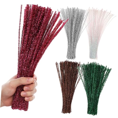Angoily 500 Stück Farbstange Twist Stick Zierschnur Handwerkliche Pfeifenreiniger Regenbogen-twirler-stick Flauschige Pfeifenreiniger Chenille-stiele Drehstab Eisendraht Angoily 500 Stück Farbstange Twist Stick Zierschnur Handwerkliche Pfeifenreiniger Regenbogen-twirler-stick Flauschige Pfeifenreiniger Chenille-stiele Drehstab Eisendraht von Angoily