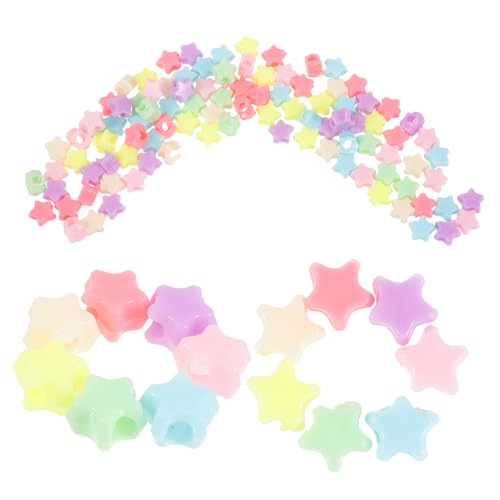 Angoily 500 Stück Große Kunststoff Sternperlen in Regenbogenfarben Robuste DIY Spacer perlen für Armbänder und Halsketten Glatte Oberfläche Vielseitig zum Basteln und Schmuckherstellung Angoily 500 Stück Große Kunststoff Sternperlen in Regenbogenfarben Robuste DIY Spacer perlen für Armbänder und Halsketten Glatte Oberfläche Vielseitig zum Basteln und Schmuckherstellung von Angoily