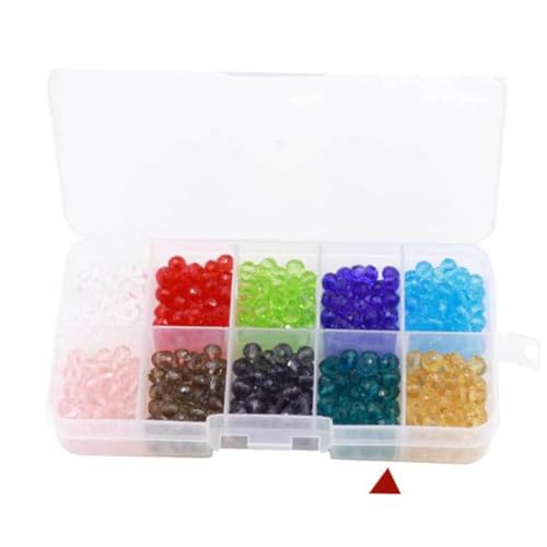 Angoily 500 Stück Kristall Flache Glasperlen Schmuckherstellung Farben Bunte Spacer Perlen für DIY Armbänder Halsketten Basteln mit Aufbewahrungsbox Angoily 500 Stück Kristall Flache Glasperlen Schmuckherstellung Farben Bunte Spacer Perlen für DIY Armbänder Halsketten Basteln mit Aufbewahrungsbox von Angoily