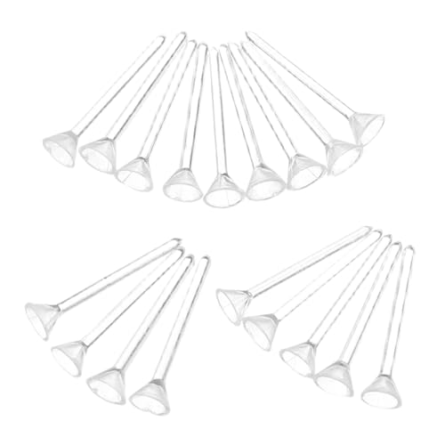 Angoily 500 Stück Piercing Halter für Strass Ohrstecker DIY Schmuckzubehör für Kreative Designs Wiederverwendbar von Angoily