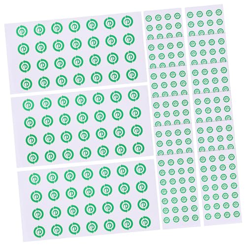 Angoily 500 Stück Recycling Aufkleber Umweltfreundliche Etiketten für Elektronische Produkte zur Klassifizierung und Sortierung Rund Selbstklebend Wiederverwendbar für Verpackungen Angoily 500 Stück Recycling Aufkleber Umweltfreundliche Etiketten für Elektronische Produkte zur Klassifizierung und Sortierung Rund Selbstklebend Wiederverwendbar für Verpackungen von Angoily