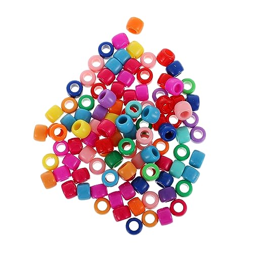Angoily 500Stücke DIY Perlen für Schmuckherstellung Rundperlen für Armbänder Bastelarbeiten Langlebig und Farbecht für von Angoily
