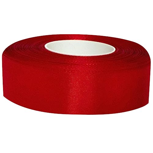 Angoily 50M Geschenkband Rot Hochwertiges Dacron Satinband für Dekoration Basteln Hochzeiten und Haaraccessoires Leicht zu Verarbeiten Angoily 50M Geschenkband Rot Hochwertiges Dacron Satinband für Dekoration Basteln Hochzeiten und Haaraccessoires Leicht zu Verarbeiten von Angoily
