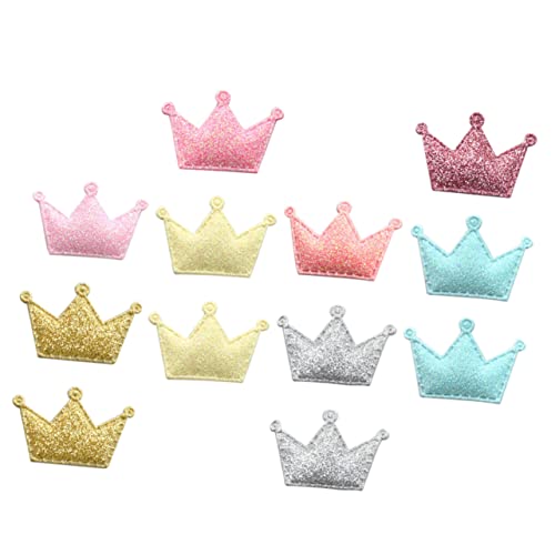 Angoily 50Stücke DIY Krone Patches Glitzernde Applikationen für Bekleidungsdekor Vielseitig Einsetzbar für Handarbeiten Taschen und Mehr Einfache Anwendung Angoily 50Stücke DIY Krone Patches Glitzernde Applikationen für Bekleidungsdekor Vielseitig Einsetzbar für Handarbeiten Taschen und Mehr Einfache Anwendung von Angoily