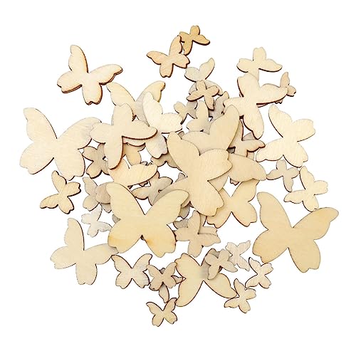 Angoily 50Stücke Holzschmetterlinge Naturholz Lasergeschnittene Dekoration für DIY Bastelprojekte Geschenkverpackungen und Partydekoration Mixgröße Angoily 50Stücke Holzschmetterlinge Naturholz Lasergeschnittene Dekoration für DIY Bastelprojekte Geschenkverpackungen und Partydekoration Mixgröße von Angoily