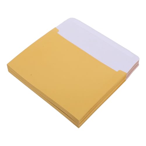 Angoily 50Stücke Selbstklebende Kraftpapierumschläge Metallic Finish Vielseitig Einsetzbar für Einladungen Grußkarten für Besondere von Angoily