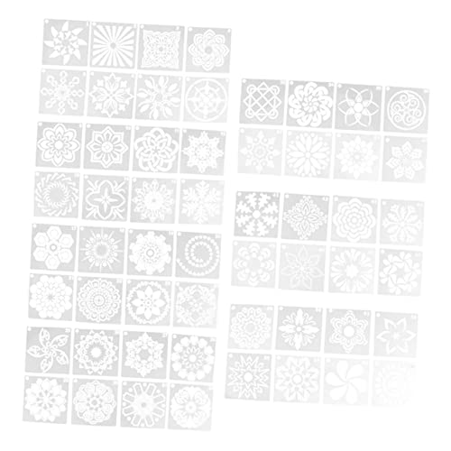 Angoily 56 Stück Teiliges Mandala Schablonen Set Langlebige Hohle Malvorlagen für Kreative DIY Bastelprojekte Vielseitig Einsetzbar für Wandgestaltung Modezeichnung und Dekoration Angoily 56 Stück Teiliges Mandala Schablonen Set Langlebige Hohle Malvorlagen für Kreative DIY Bastelprojekte Vielseitig Einsetzbar für Wandgestaltung Modezeichnung und Dekoration von Angoily