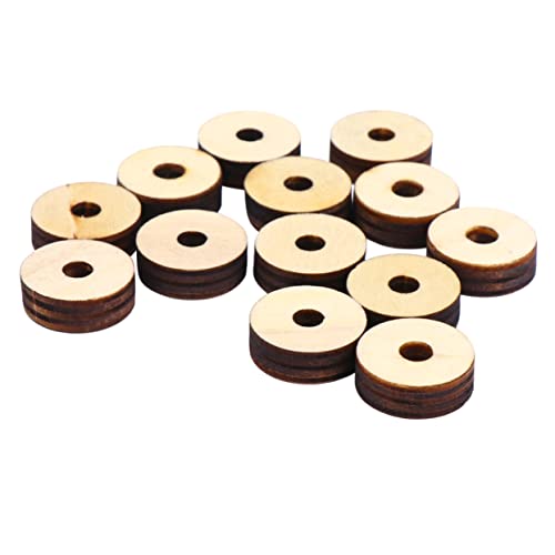 Angoily 5Er-Packungen Holzscheiben für Diy Projekte Runde Holzstücke Unbemalt für Bastelarbeiten Hochzeitsdekorationen Weihnachtsornamente pro Packung von Angoily