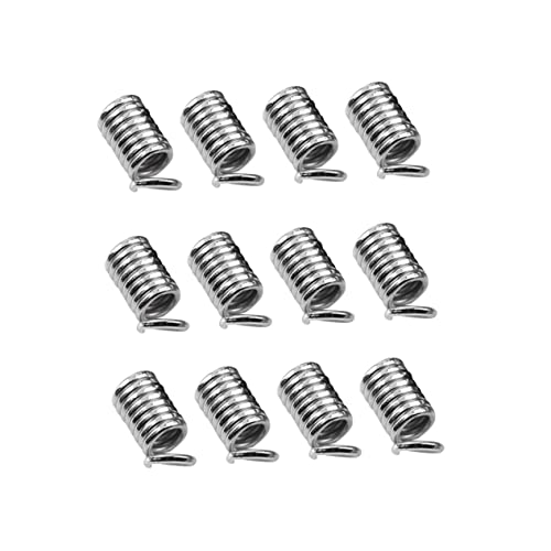 Angoily 5Packungen Pack DIY Schmuckverbinder Feder Karabiner Für Halsketten Dunkles Silber Vielseitig Einsetzbar Für Schmuckherstellung Und Bastelprojekte Leicht Und Langlebig von Angoily