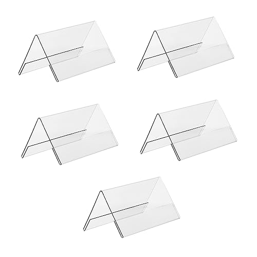 Angoily 5Stücke Acryl Namensschild Doppelseitige Tischaufsteller Kartenhalter für Konferenzen Mehrzweckdisplay für Restaurant und Menüanzeigen Angoily 5Stücke Acryl Namensschild Doppelseitige Tischaufsteller Kartenhalter für Konferenzen Mehrzweckdisplay für Restaurant und Menüanzeigen von Angoily