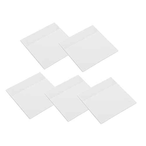 Angoily 5Stücke Klebende Notizblöcke Transparente Wasserdichte Selbstklebende Memo Pads für Schule Büro und Zuhause Einfach zu Entfernen ohne Rückstände Starke Angoily 5Stücke Klebende Notizblöcke Transparente Wasserdichte Selbstklebende Memo Pads für Schule Büro und Zuhause Einfach zu Entfernen ohne Rückstände Starke von Angoily