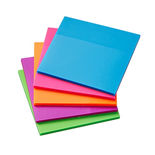 Angoily 5Stücke Klebende Notizpads Farbige Haftnotizen für Büro und Zuhause Praktische Memo Aufkleber Gemischten für To Do Listen und Erinnerungen Angoily 5Stücke Klebende Notizpads Farbige Haftnotizen für Büro und Zuhause Praktische Memo Aufkleber Gemischten für To Do Listen und Erinnerungen von Angoily