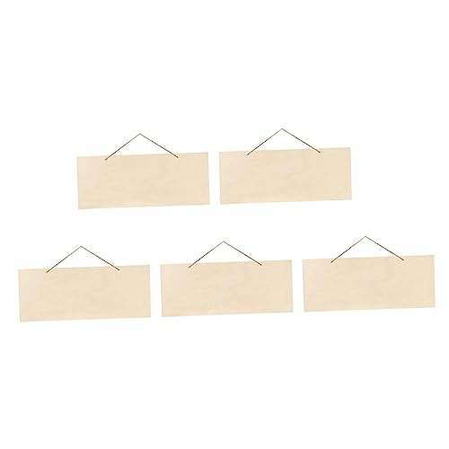 Angoily 5Stücke Unfertiges Holzschild Hängende Holzplaketten Gestalten Glatt Geschliffen für Dekorationen und Bastelprojekte Feste und Anlässe Angoily 5Stücke Unfertiges Holzschild Hängende Holzplaketten Gestalten Glatt Geschliffen für Dekorationen und Bastelprojekte Feste und Anlässe von Angoily