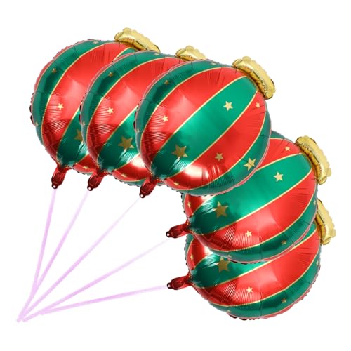 Angoily 5Stücke Weihnachtsballons Folienballons für Weihnachtsfeier Dekorative Luftballons Partyzubehör für Festliche Anlässe Langlebig und Praktisch Angoily 5Stücke Weihnachtsballons Folienballons für Weihnachtsfeier Dekorative Luftballons Partyzubehör für Festliche Anlässe Langlebig und Praktisch von Angoily