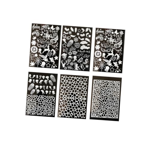 Angoily 6 Blätter Epoxidharz Materialien Füller Wasserwellen Aufkleber DIY Epoxidaufkleber für Handwerk und Scrapbooking Zubehör Angoily 6 Blätter Epoxidharz Materialien Füller Wasserwellen Aufkleber DIY Epoxidaufkleber für Handwerk und Scrapbooking Zubehör von Angoily