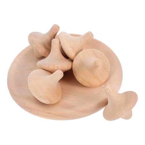 Angoily 6 Holz Gyroskop Für – Handgefertigte Für Vorschul Lernen Und Logikentwicklung von Angoily