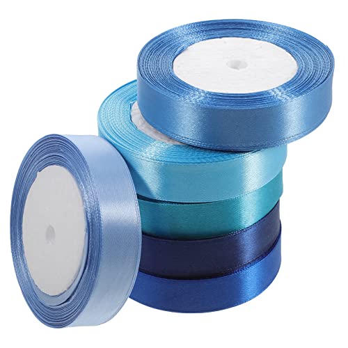 Angoily 6 Rollen 25cm Band seidenband ribbon schienbeinschoner tape geschenkpakete the present edith eger für Schleife gestaltetes Geschenkband verschleißfestes Verpackungsband Polyester Blue Angoily 6 Rollen 25cm Band seidenband ribbon schienbeinschoner tape geschenkpakete the present edith eger für Schleife gestaltetes Geschenkband verschleißfestes Verpackungsband Polyester Blue von Angoily
