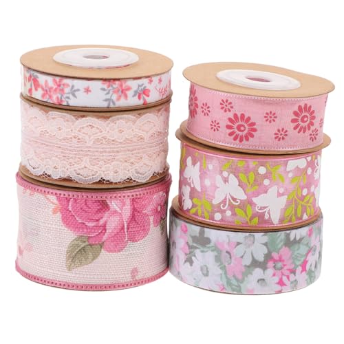 Angoily 6 Rollen Blumenmuster Geschenkbänder Multifunktionale Zuschneidbare Bastelbänder Strapazierfähigem Material für Dekorationen Diy Projekte und Geschenkverpackungen Angoily 6 Rollen Blumenmuster Geschenkbänder Multifunktionale Zuschneidbare Bastelbänder Strapazierfähigem Material für Dekorationen Diy Projekte und Geschenkverpackungen von Angoily