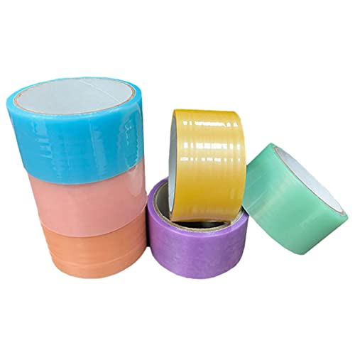 Angoily 6 Rollen Bunter Klebebänder für Diy Sticky Bälle Selbstklebende Spielzeuge Farbenfrohe Bastelmaterialien von Angoily