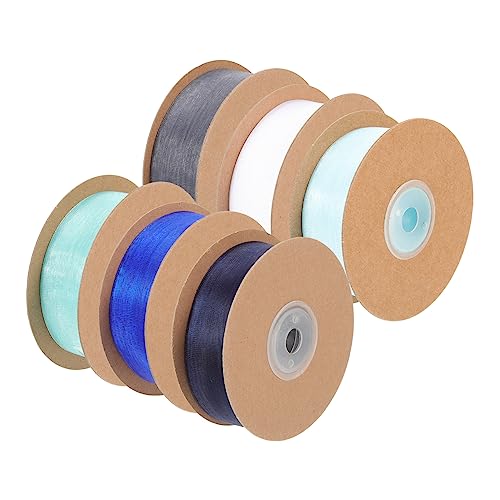 Angoily 6 Rollen Geschenkbänder Organza Multifunktionale Transparente Dekorationsbänder für Geschenkverpackungen Hochzeiten Weihnachten und Diy Bastelprojekte Farben Angoily 6 Rollen Geschenkbänder Organza Multifunktionale Transparente Dekorationsbänder für Geschenkverpackungen Hochzeiten Weihnachten und Diy Bastelprojekte Farben von Angoily