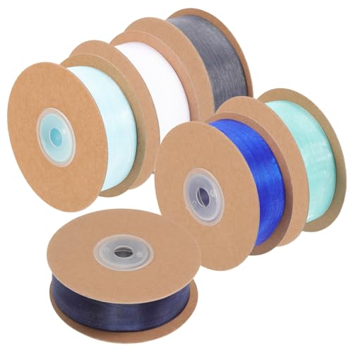 Angoily 6 Rollen Geschenkband Hochwertigem Organza Breit Farben für Geschenkverpackungen und Bastelprojekte Angoily 6 Rollen Geschenkband Hochwertigem Organza Breit Farben für Geschenkverpackungen und Bastelprojekte von Angoily