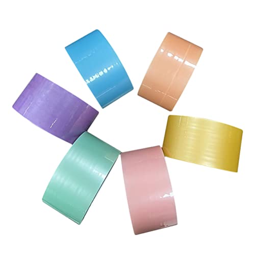 Angoily 6 Rollen Klebebänder Klebrige Kugeltapes für Diy Projekte Stressabbau und Bastelarbeiten Tragbar für Büro Reisen und von Angoily