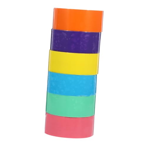 Angoily 6 Rollen Klebeband für Selbstklebende Balltapes DIY Zubehör für Bastelprojekte Breit Verschiedenen Farben Angoily 6 Rollen Klebeband für Selbstklebende Balltapes DIY Zubehör für Bastelprojekte Breit Verschiedenen Farben von Angoily