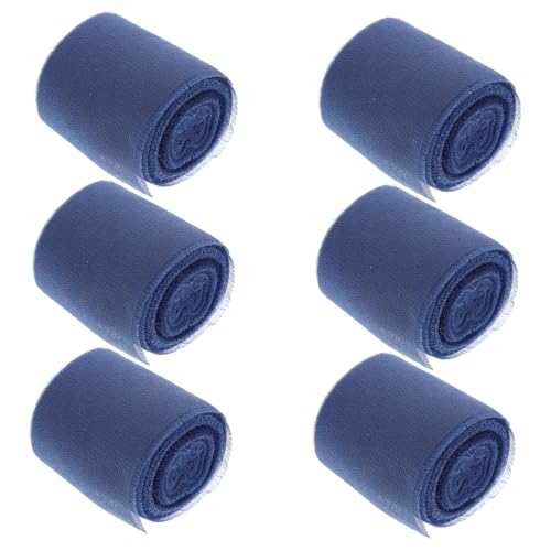 Angoily 6 Rollen Satin Chiffonband Breit Handgerissenes Geschenkband mit Natürlichem Fransenrand Weiches Reißfestes Material für Blumenarrangements Hochzeitseinladungen Rustikale Angoily 6 Rollen Satin Chiffonband Breit Handgerissenes Geschenkband mit Natürlichem Fransenrand Weiches Reißfestes Material für Blumenarrangements Hochzeitseinladungen Rustikale von Angoily