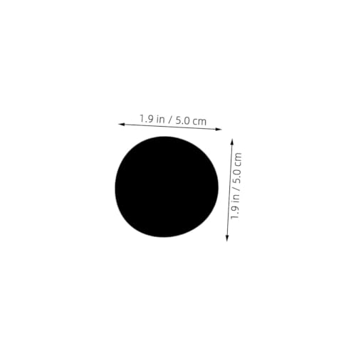 Angoily 6 Rollen Schwarze Runde PVC Aufkleber Selbstklebend Wasserfest Beschriftbar Etiketten für Küche Büro Vorratsbehälter zur Übersichtlichen Lagerorganisation Angoily 6 Rollen Schwarze Runde PVC Aufkleber Selbstklebend Wasserfest Beschriftbar Etiketten für Küche Büro Vorratsbehälter zur Übersichtlichen Lagerorganisation von Angoily