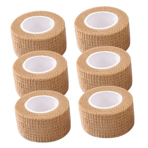 Angoily 6 Rollen Selbstklebendes Elastisches Bandage Tape Hautfarbe Vielseitig für Möbelbeine Fingerverbände und Sportverletzungen Geräuschreduzierend und Anpassbar von Angoily