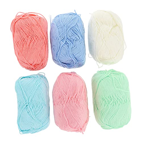 Angoily 6 Rollen Spitzenfadenwolle Anfänger Häkelgarn Stricken Häkeln Stränge Bündeln Grobes Chenille-garn Schüttgut Weiß Dickes Häkelgarn Bausatz Stich Häkelkits Baumwolle Angoily 6 Rollen Spitzenfadenwolle Anfänger Häkelgarn Stricken Häkeln Stränge Bündeln Grobes Chenille-garn Schüttgut Weiß Dickes Häkelgarn Bausatz Stich Häkelkits Baumwolle von Angoily