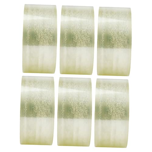 Angoily 6 Rollen Transparente Verpackungsband Low Noise Klebeband für Kartonversand und Expressverpackung Stark Haftend und Leicht zu Lagern Angoily 6 Rollen Transparente Verpackungsband Low Noise Klebeband für Kartonversand und Expressverpackung Stark Haftend und Leicht zu Lagern von Angoily