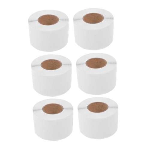 Angoily 6 Rollen Weiße Runde Selbstklebende Siegelaufkleber Etiketten pro Rolle Sichere Versandverschlussetiketten für Umschläge Verpackungen Vielseitig Beschreibbare Klebepunkte Angoily 6 Rollen Weiße Runde Selbstklebende Siegelaufkleber Etiketten pro Rolle Sichere Versandverschlussetiketten für Umschläge Verpackungen Vielseitig Beschreibbare Klebepunkte von Angoily