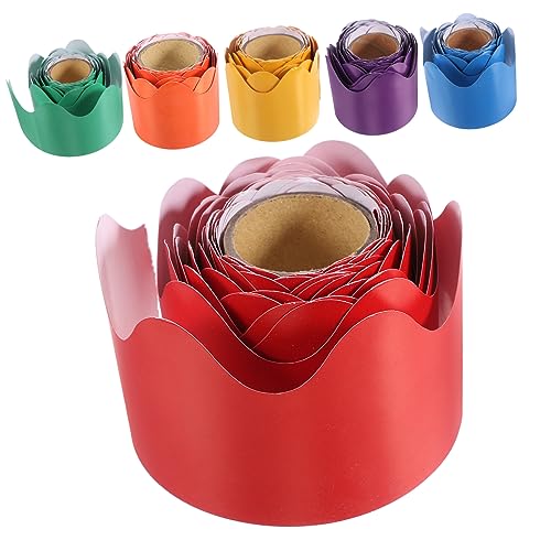 Angoily 6 Rollen Wellenförmige Border Aufkleber für Pinnwand und Kreidetafel Selbstklebende Dekorationsränder für Klassenzimmer Angoily 6 Rollen Wellenförmige Border Aufkleber für Pinnwand und Kreidetafel Selbstklebende Dekorationsränder für Klassenzimmer von Angoily