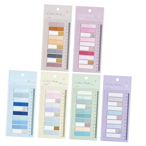 Angoily 6 Sätze Teiliges Selbstklebende Seitenmarker Haftnotizen Wiederablösbare Index Tabs für Büro Schule und Zuhause Praktische Pagemarker aus Hochwertigem Papier Vielseitige Angoily 6 Sätze Teiliges Selbstklebende Seitenmarker Haftnotizen Wiederablösbare Index Tabs für Büro Schule und Zuhause Praktische Pagemarker aus Hochwertigem Papier Vielseitige von Angoily