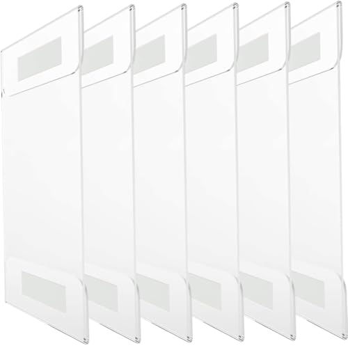 Angoily 6 Stück Acryl Preisschildhalter Klar Stabiler Tischaufsteller für Menükarte Bildhalter für Einzelhandel Supermärkte Empfang und Büro Angoily 6 Stück Acryl Preisschildhalter Klar Stabiler Tischaufsteller für Menükarte Bildhalter für Einzelhandel Supermärkte Empfang und Büro von Angoily