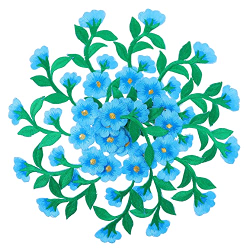 Angoily 6 Stück Bestickte Blumen Patches Applikationen zum Aufbügeln für Kleidung Dekoration und Reparatur Hochwertige Stoffverzierungen für Kissen Pullover und Mehr von Angoily