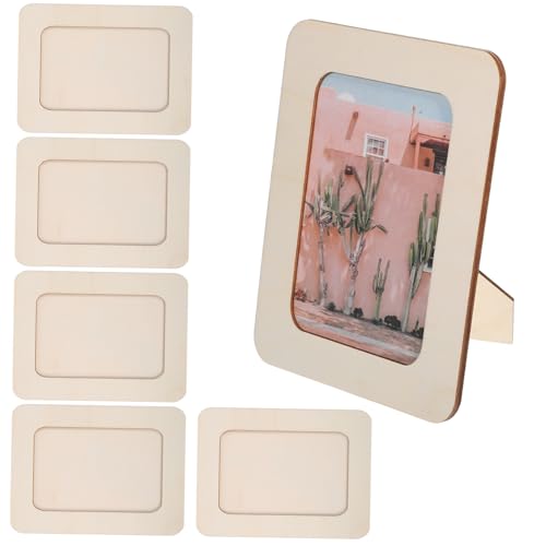 Angoily 6 Stück Bilderrahmen Aus Holz Kunsthandwerk Foto-ornament-rahmen Basteln Rustikal Hartholz Klein Unvollendet Holzrahmen Für Bastelarbeiten Bilderrahmen Holz Buchsbaum Khaki Angoily 6 Stück Bilderrahmen Aus Holz Kunsthandwerk Foto-ornament-rahmen Basteln Rustikal Hartholz Klein Unvollendet Holzrahmen Für Bastelarbeiten Bilderrahmen Holz Buchsbaum Khaki von Angoily