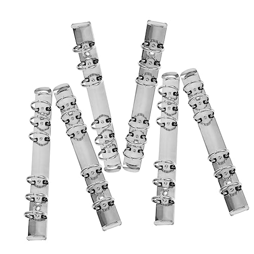 Angoily 6 Stück Bindemittel lose groß Notizbuch Binder Binderordner Brads-Papierbefestigungen büroorganisation büroartikel Buchbinderring aus Metall Aktenordner Rostfreier Stahl Silver Angoily 6 Stück Bindemittel lose groß Notizbuch Binder Binderordner Brads-Papierbefestigungen büroorganisation büroartikel Buchbinderring aus Metall Aktenordner Rostfreier Stahl Silver von Angoily