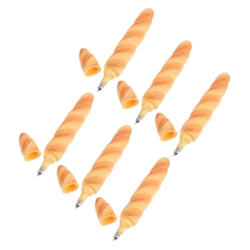 Angoily 6 Stück Brot Kugelschreiber Stifte Realistische Gebäckform Schreibstifte Originell Bürobedarf Geschenk Spaß-büroartikel Angoily 6 Stück Brot Kugelschreiber Stifte Realistische Gebäckform Schreibstifte Originell Bürobedarf Geschenk Spaß-büroartikel von Angoily