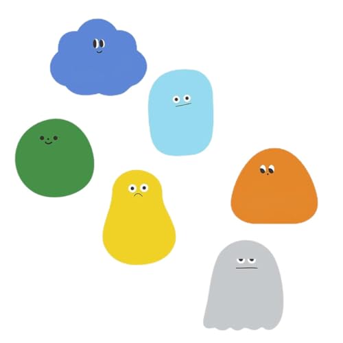 Angoily 6 Stück Cartoon Haftnotizen Selbstklebende Notizblätter Verschiedenen Designs für Schüler und Bürobedarf Bunte Formate für Notizen und Markierungen Angoily 6 Stück Cartoon Haftnotizen Selbstklebende Notizblätter Verschiedenen Designs für Schüler und Bürobedarf Bunte Formate für Notizen und Markierungen von Angoily