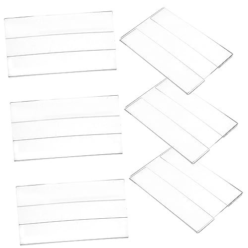 Angoily 6 Stück Flache Preisschild Namensaufkleber Selbstklebende Etikettenhalter Regaletiketten Display Etikettenhalter Schilderhalter Machen Sie Kleine Supermarktschilder Bretter Angoily 6 Stück Flache Preisschild Namensaufkleber Selbstklebende Etikettenhalter Regaletiketten Display Etikettenhalter Schilderhalter Machen Sie Kleine Supermarktschilder Bretter von Angoily